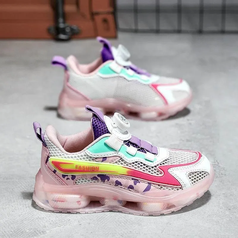 Kids Casual Sneakers - Breathable Comfy Walking Shoes