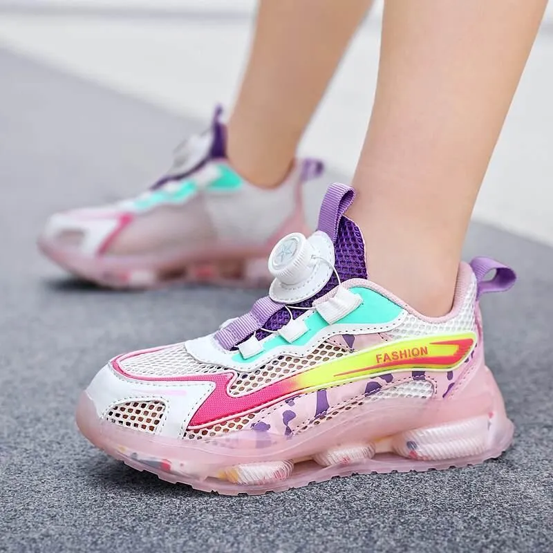 Kids Casual Sneakers - Breathable Comfy Walking Shoes