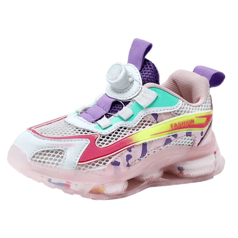 Kids Casual Sneakers - Breathable Comfy Walking Shoes