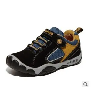 Kids Leather Style Sneakers