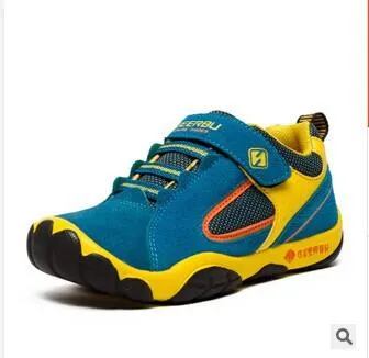 Kids Leather Style Sneakers