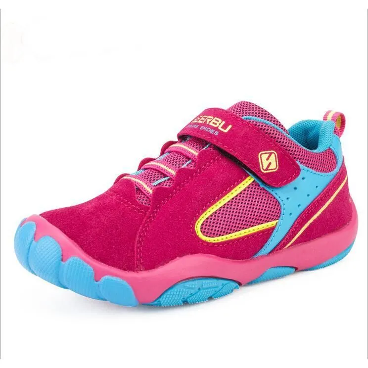 Kids Leather Style Sneakers