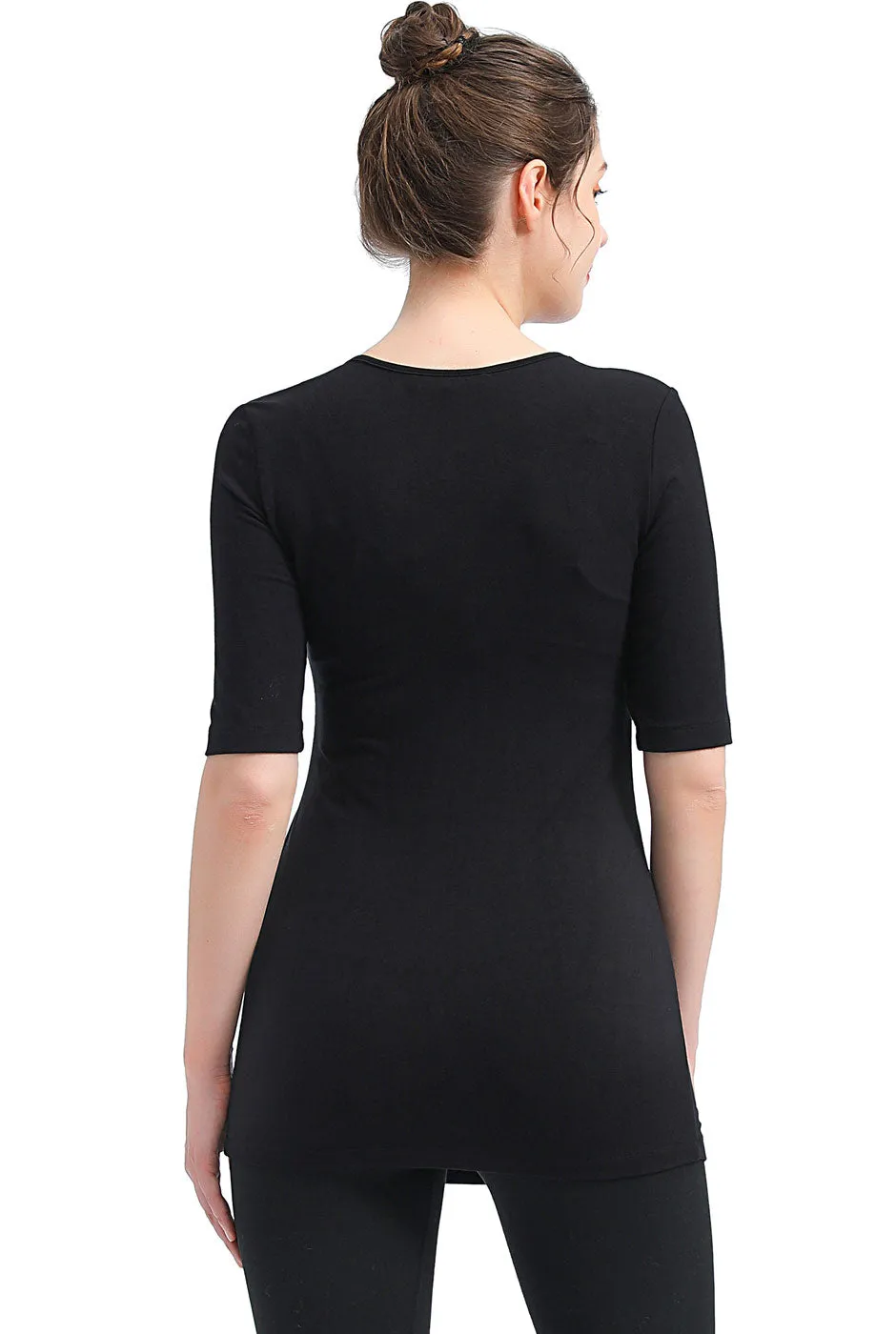 Kimi   Kai Essential Maternity & Nursing Tiered Top