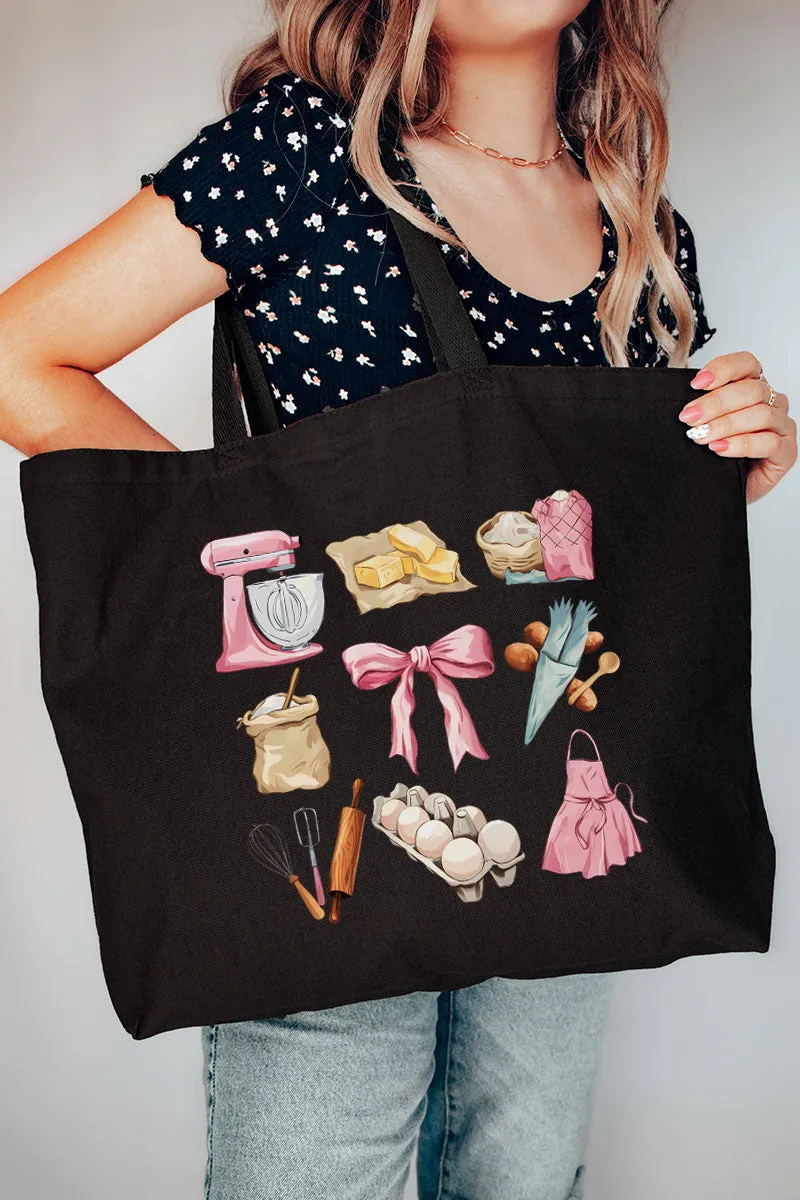Knead The Love Canvas Jumbo Tote