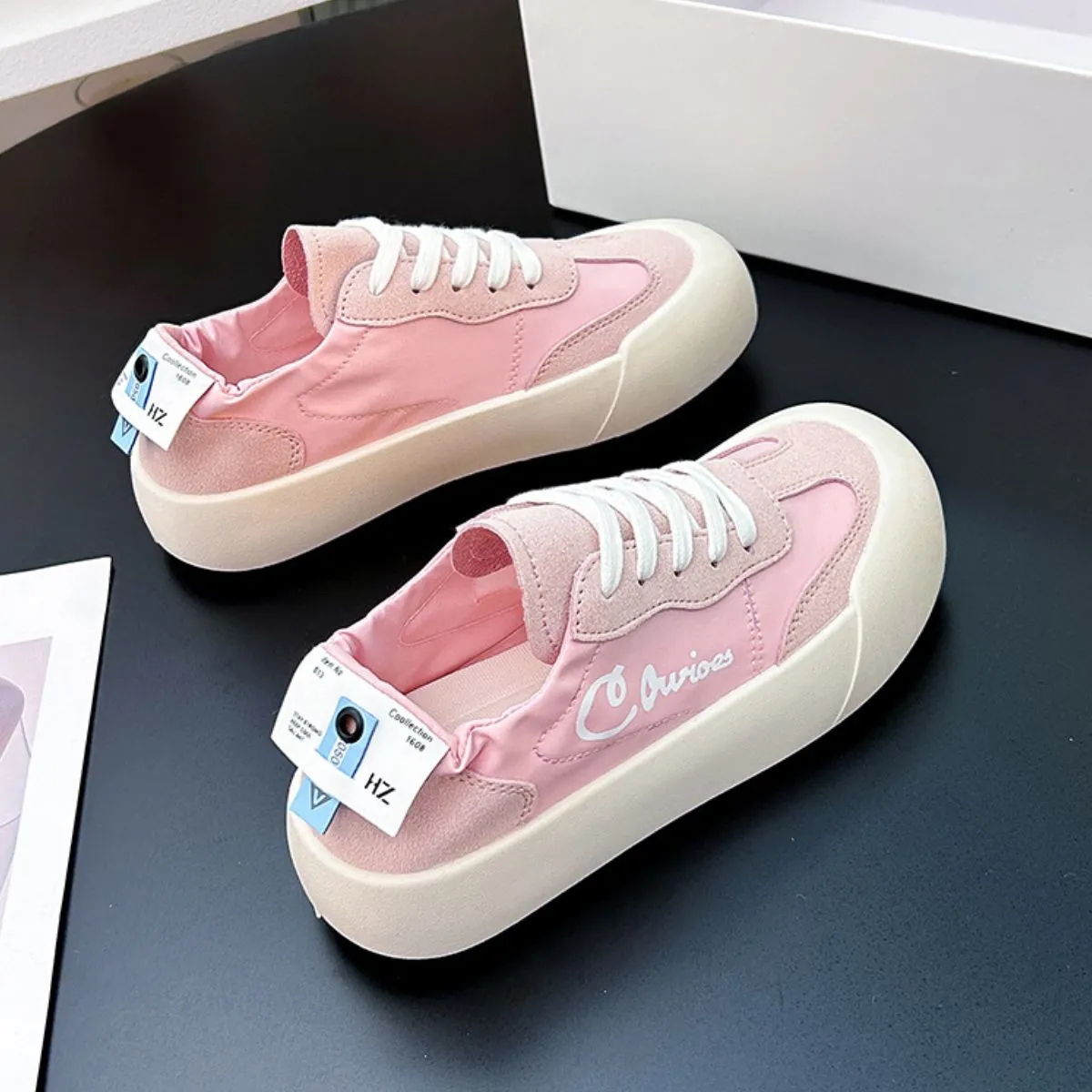 Lace Up Platform Sneakers
