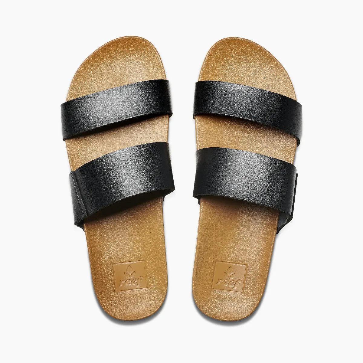 LADIES REEF CUSHION VISTA -BLACK/NATURAL