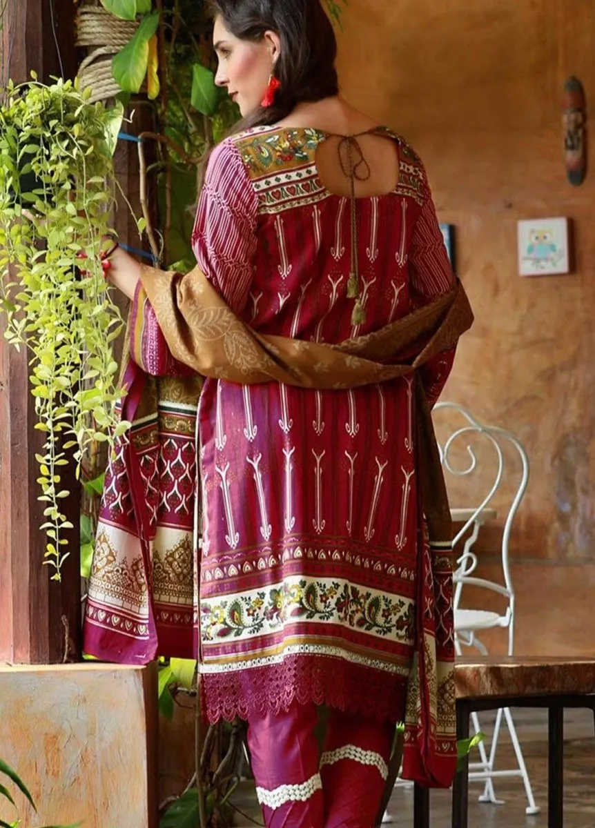 Ladies Un-Stitch LSM Mahapaykar Embroidered Viscose Collection (ME-9903-A)
