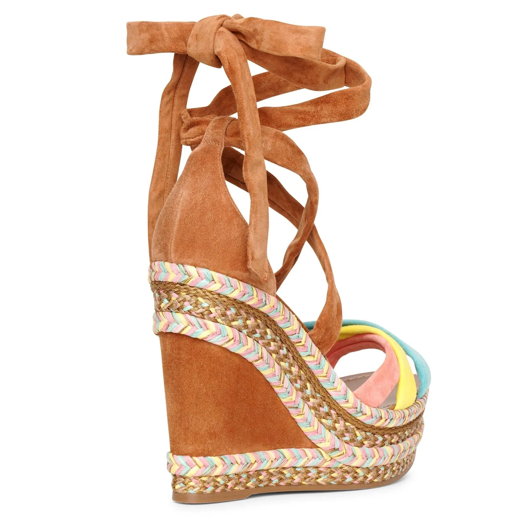 Lagoadonna 120 suede wedge espadrilles