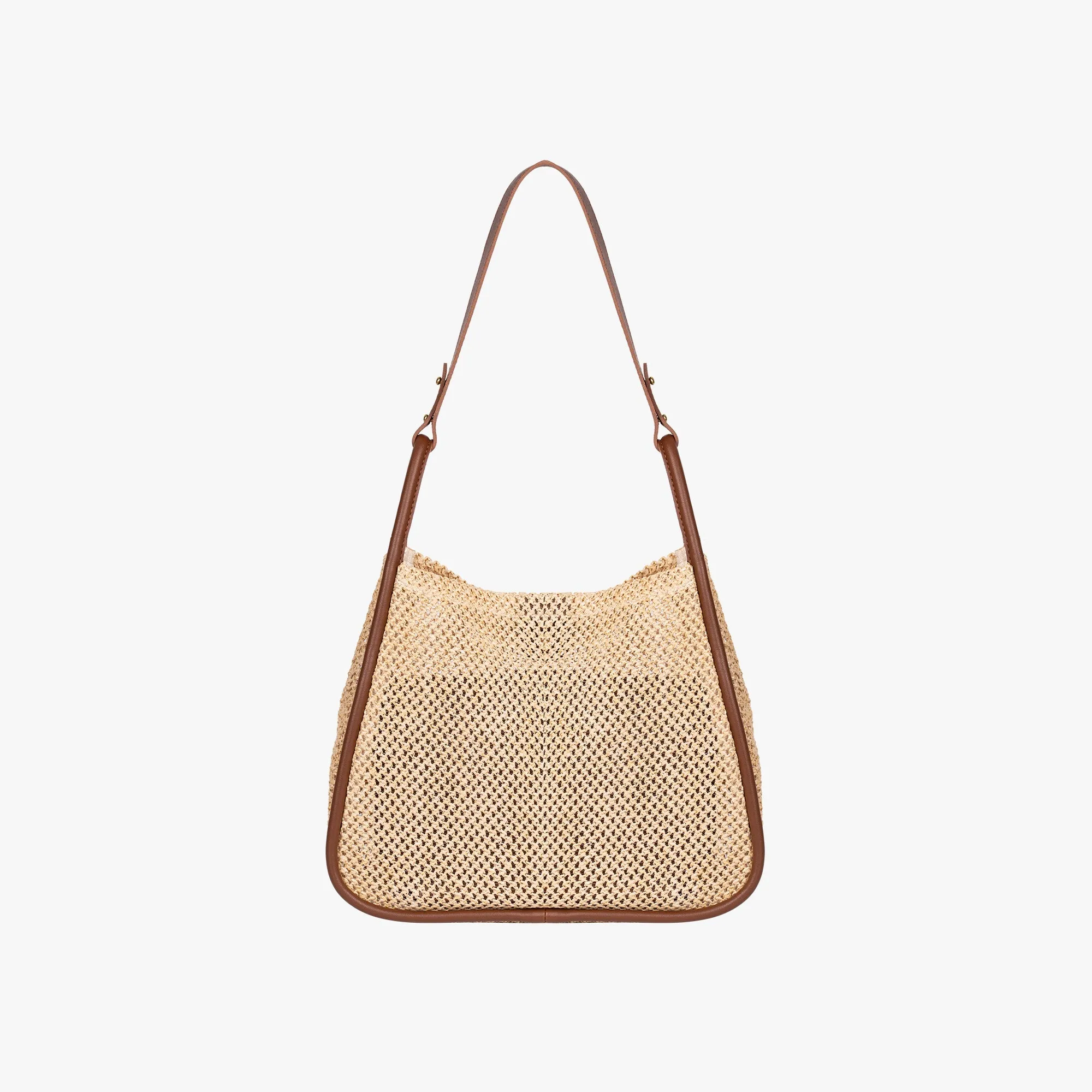Large Handle Straw Tote
