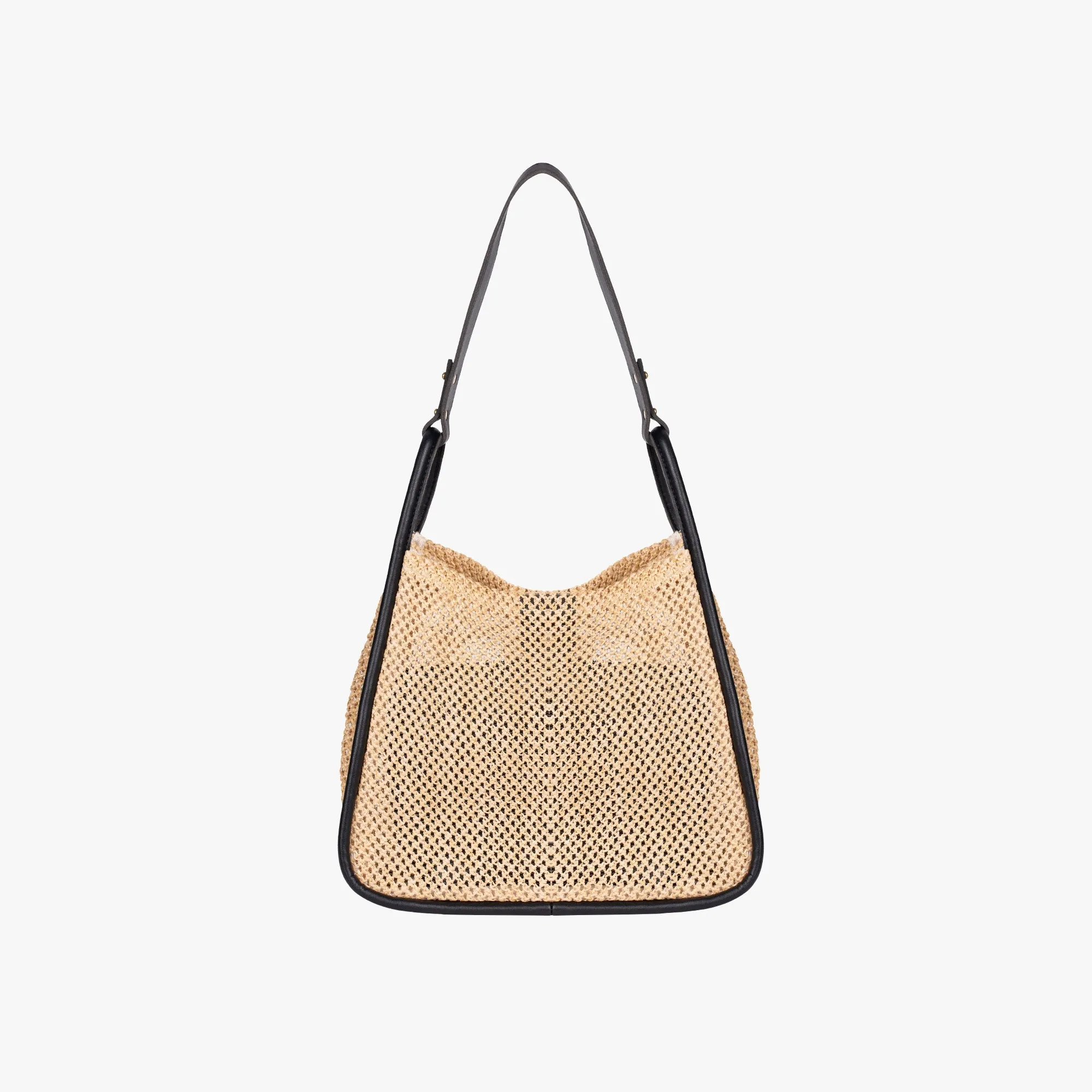 Large Handle Straw Tote