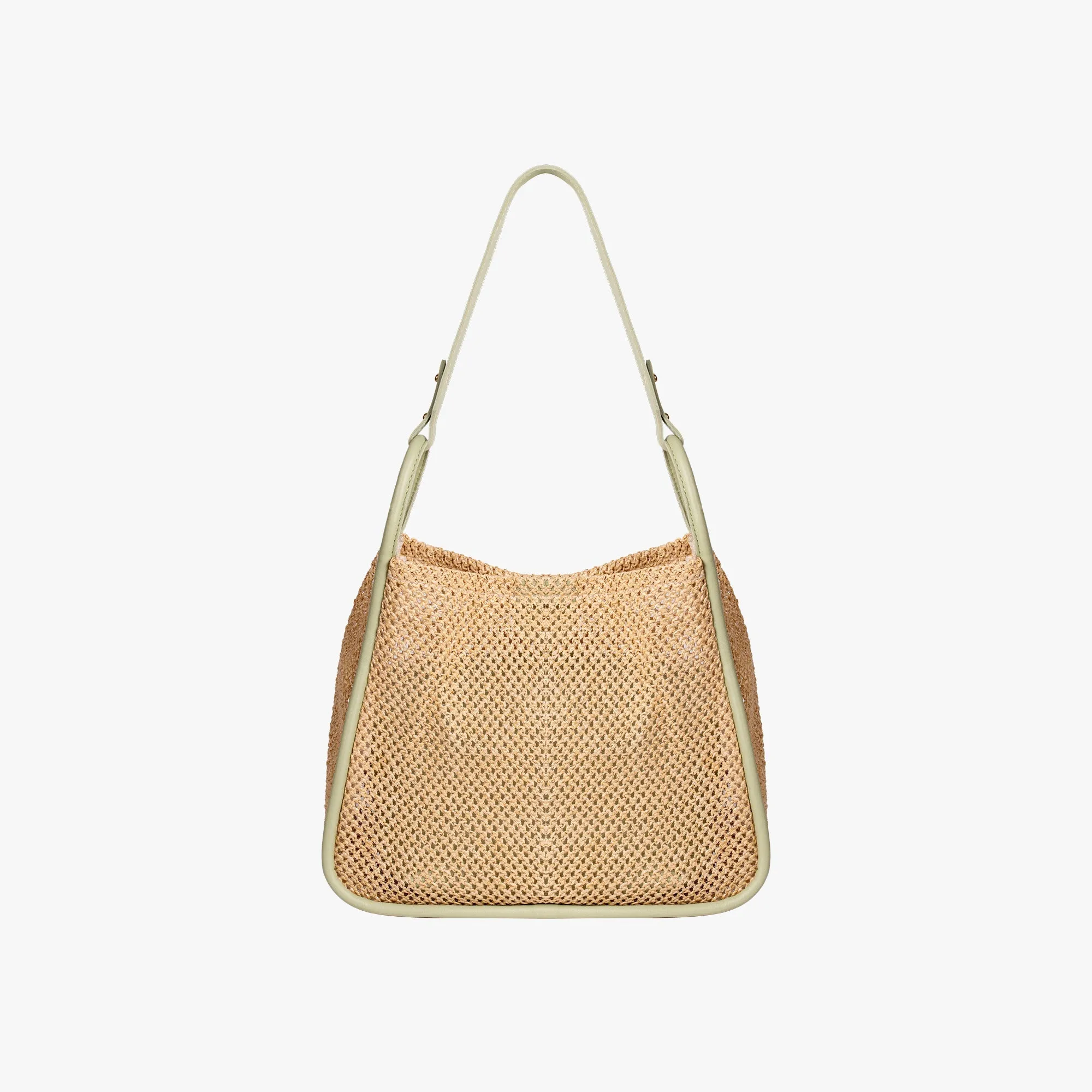 Large Handle Straw Tote