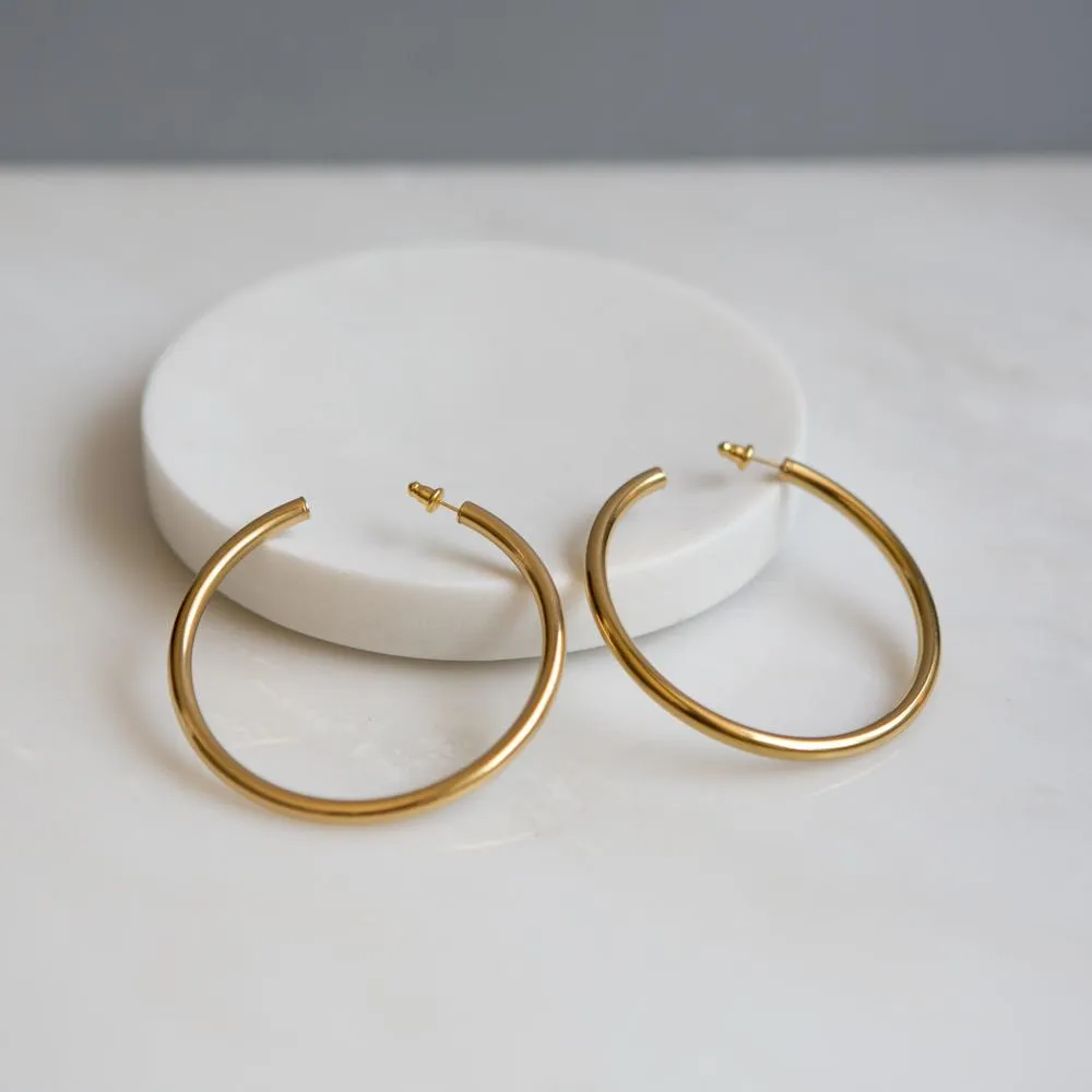 Large Oversize Hoop Earrings