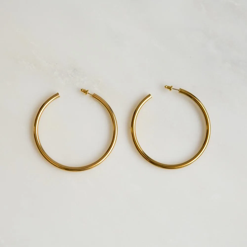 Large Oversize Hoop Earrings