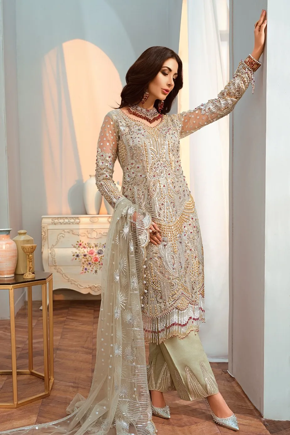 Latest Luxury Chiffon Dress for Party #N7038