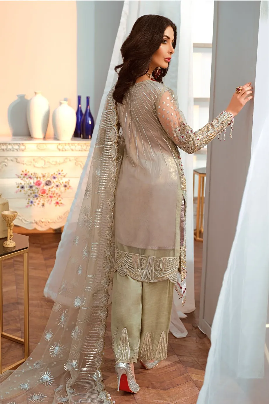 Latest Luxury Chiffon Dress for Party #N7038