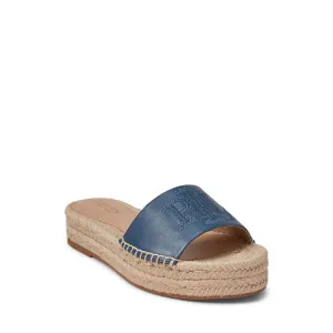 Lauren Ralph Lauren Women's Polly Espadrille Indigo Dusk/Indigo Dusk 9 Medium
