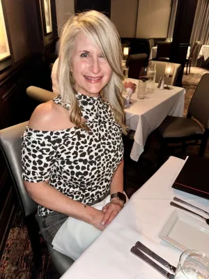 Leopard Asymmetrical Cold Shoulder Top