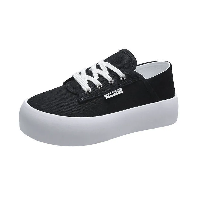 LeopardLuxe Canvas Platform Sneakers