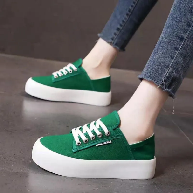 LeopardLuxe Canvas Platform Sneakers