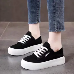 LeopardLuxe Canvas Platform Sneakers