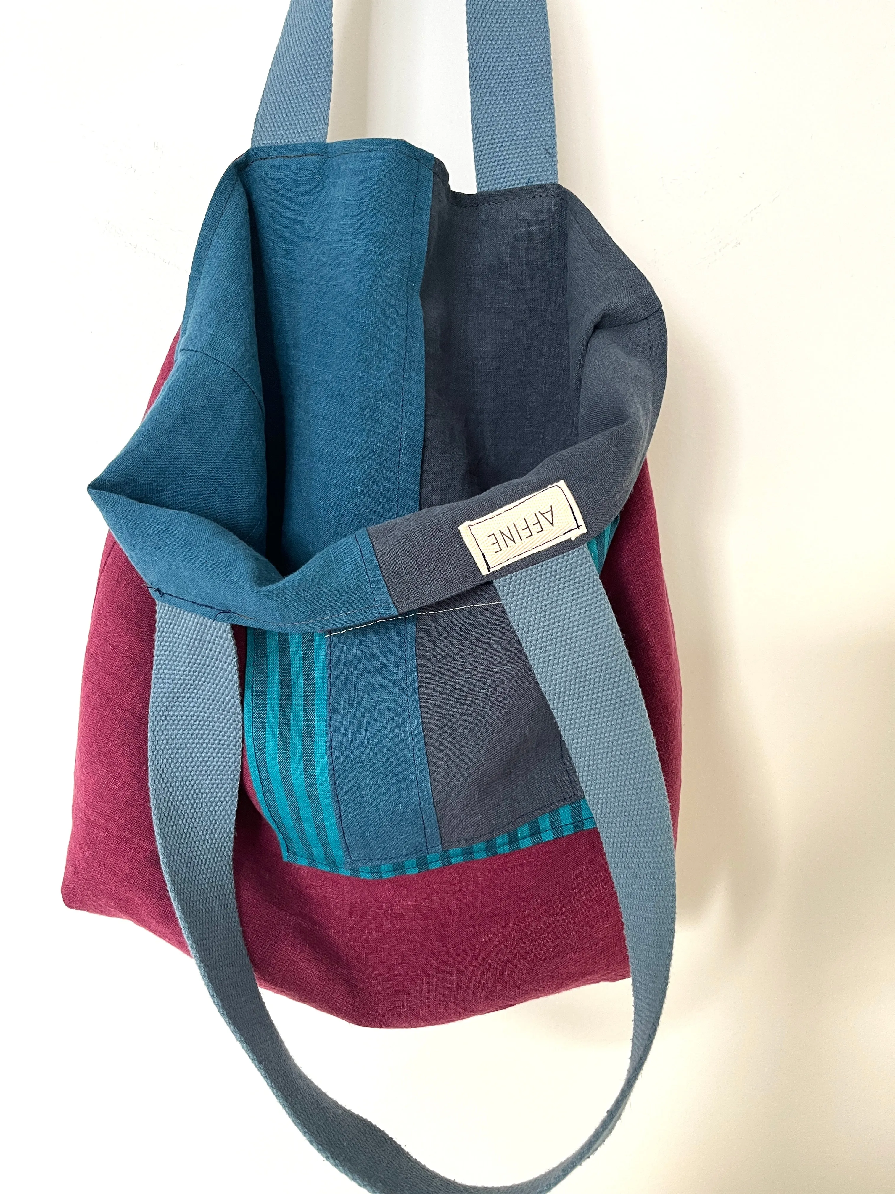 Linen Tote Bag: Reversible, Small