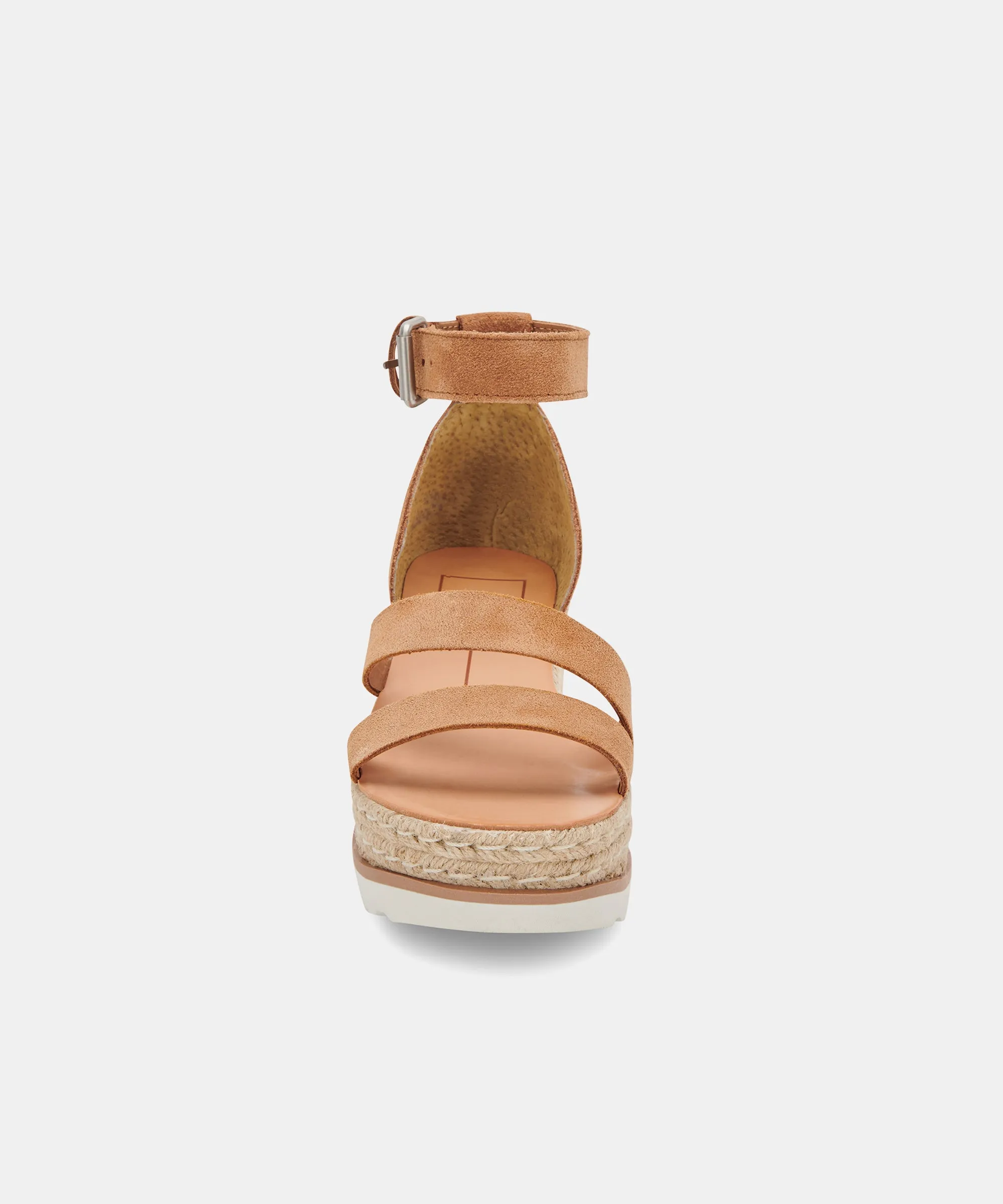 LIVIE WEDGES COGNAC SUEDE
