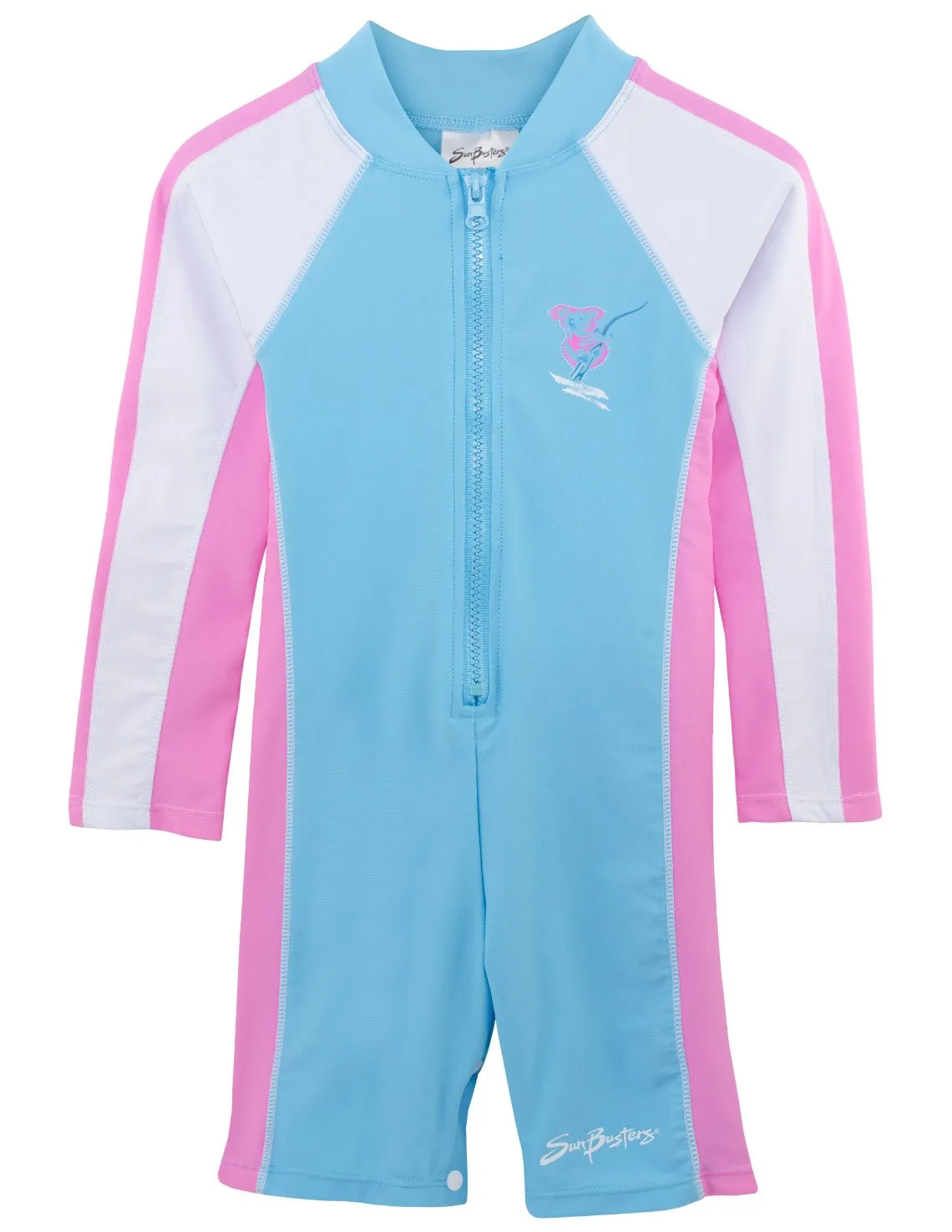 Long Sleeve One-Piece Swimsuit - Mallow