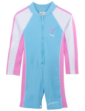 Long Sleeve One-Piece Swimsuit - Mallow
