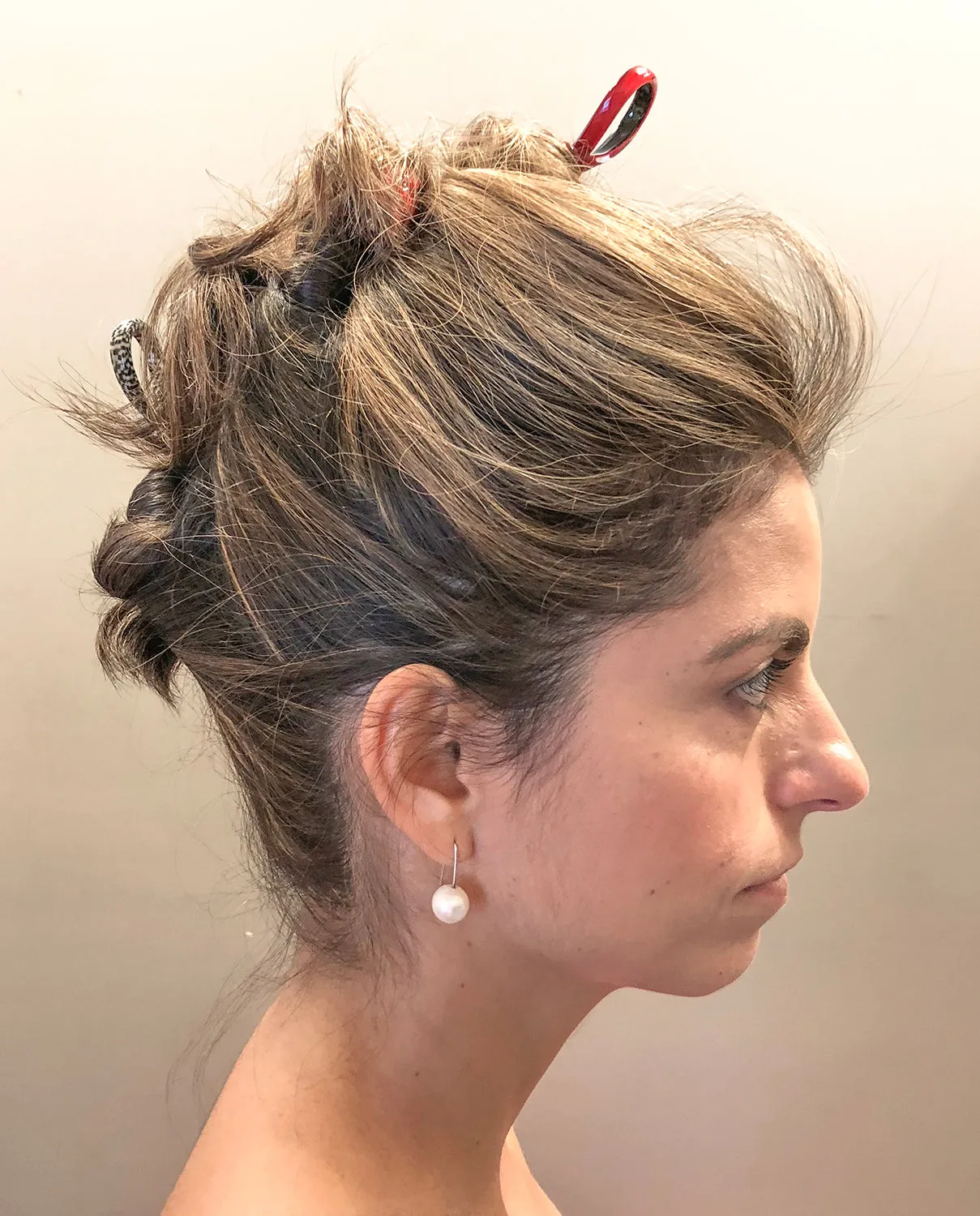 Loop Light Tortoiseshell Hair Pin
