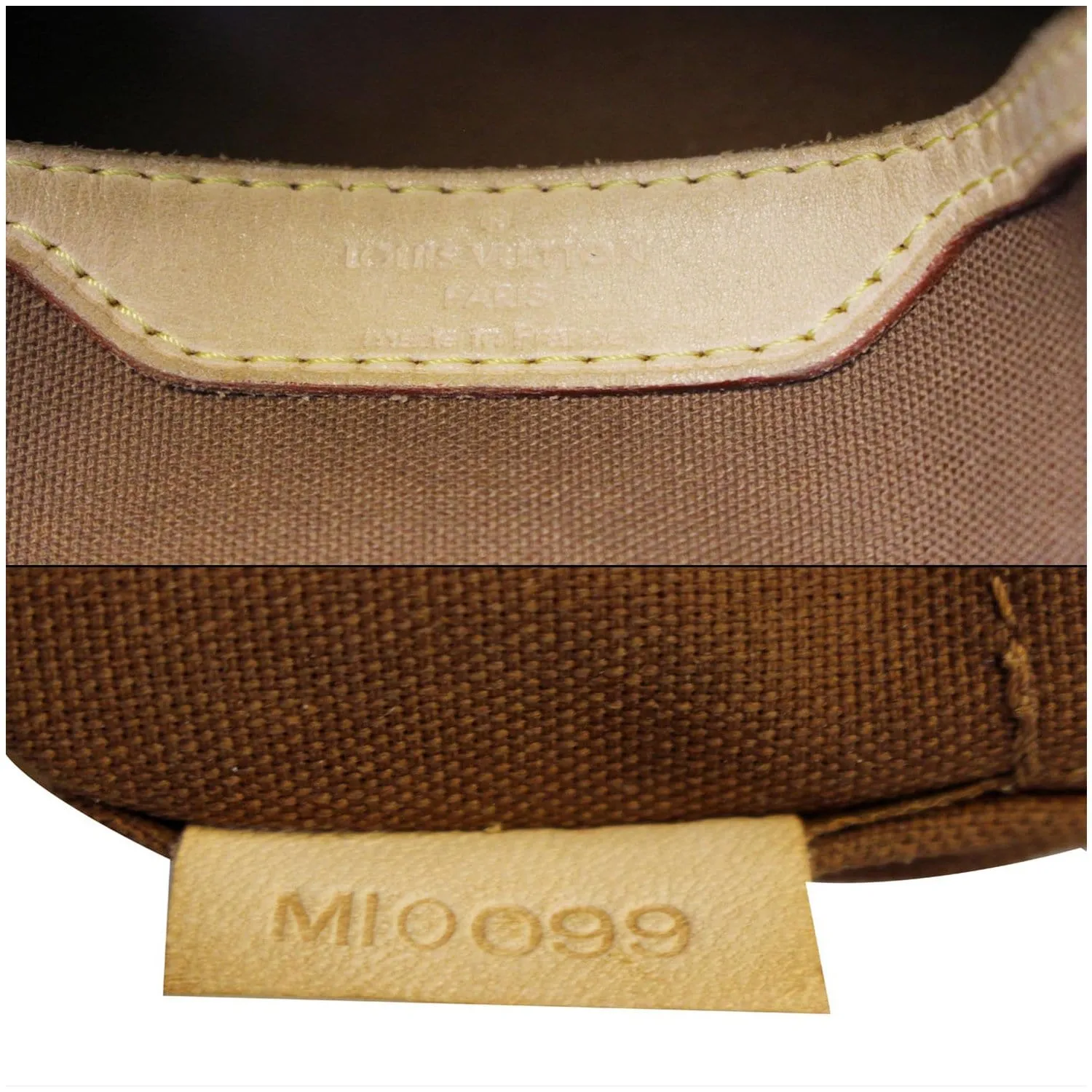 LOUIS VUITTON Palermo GM Monogram Canvas Tote Shoulder Bag Brown