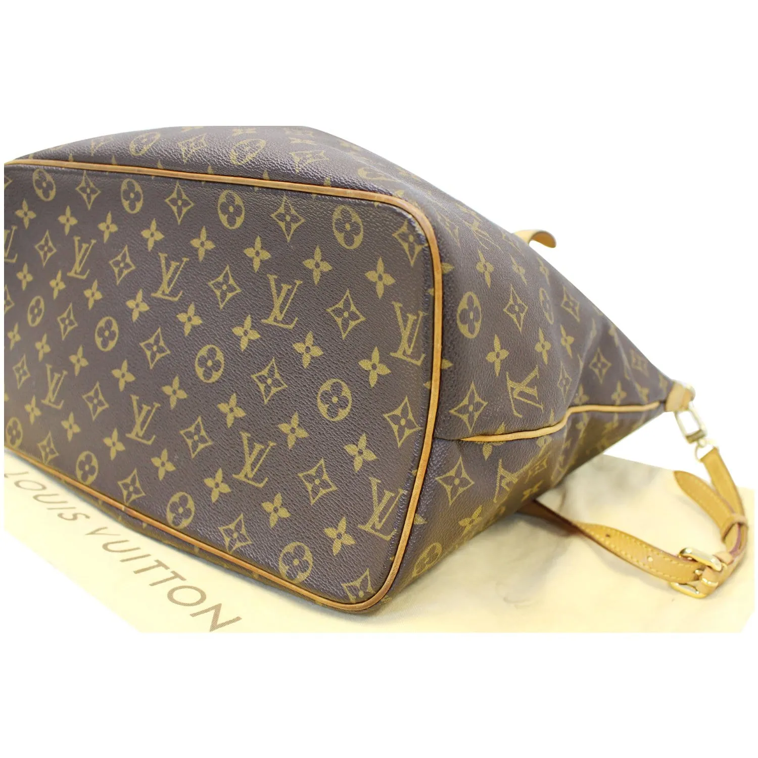 LOUIS VUITTON Palermo GM Monogram Canvas Tote Shoulder Bag Brown