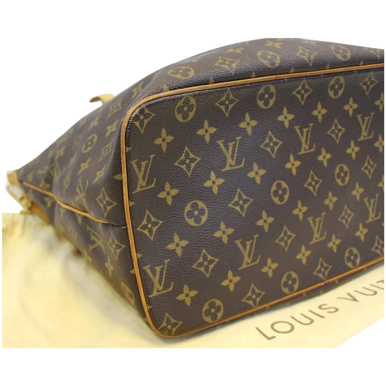 LOUIS VUITTON Palermo GM Monogram Canvas Tote Shoulder Bag Brown
