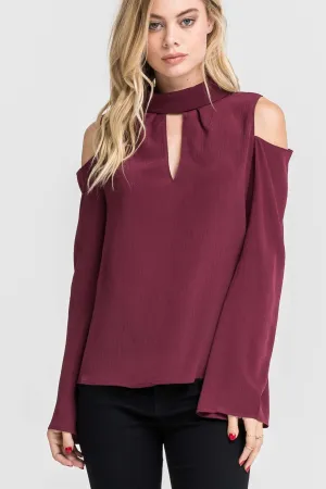LUSH Dawn Cold Shoulder Top