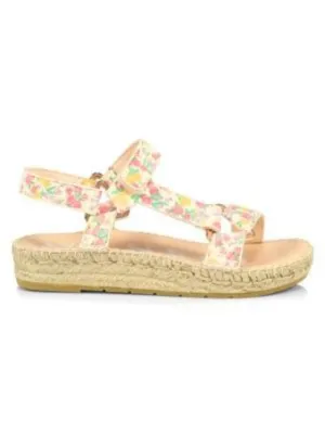 MANEBI LoveShackFancy x Manebi Women's Espadrille Hiking Sandals, Fruity Punch, 37
