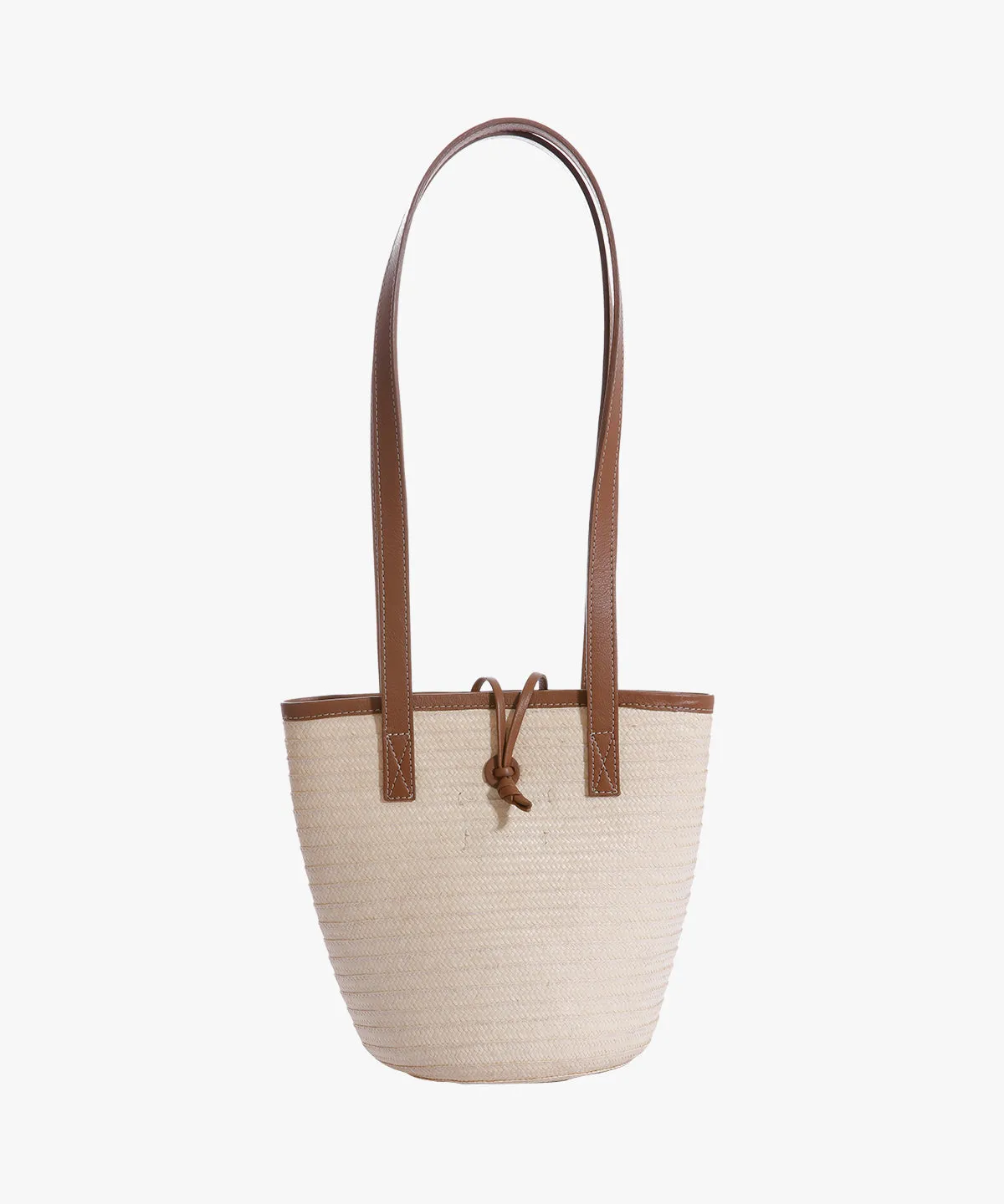 Marcial Mini in Raffia and Leather