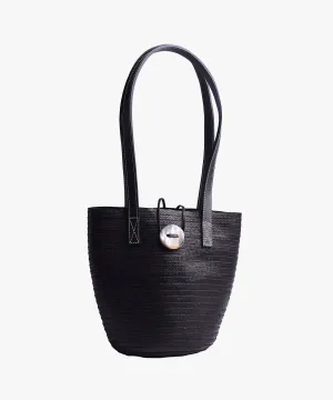 Marcial Mini in Raffia and Leather