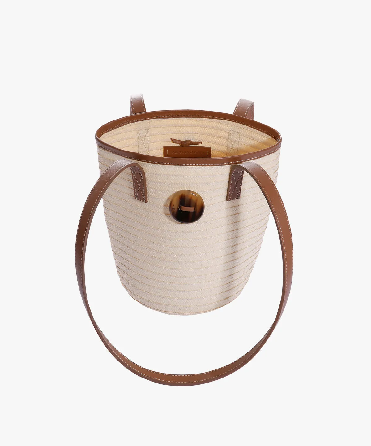 Marcial Mini in Raffia and Leather