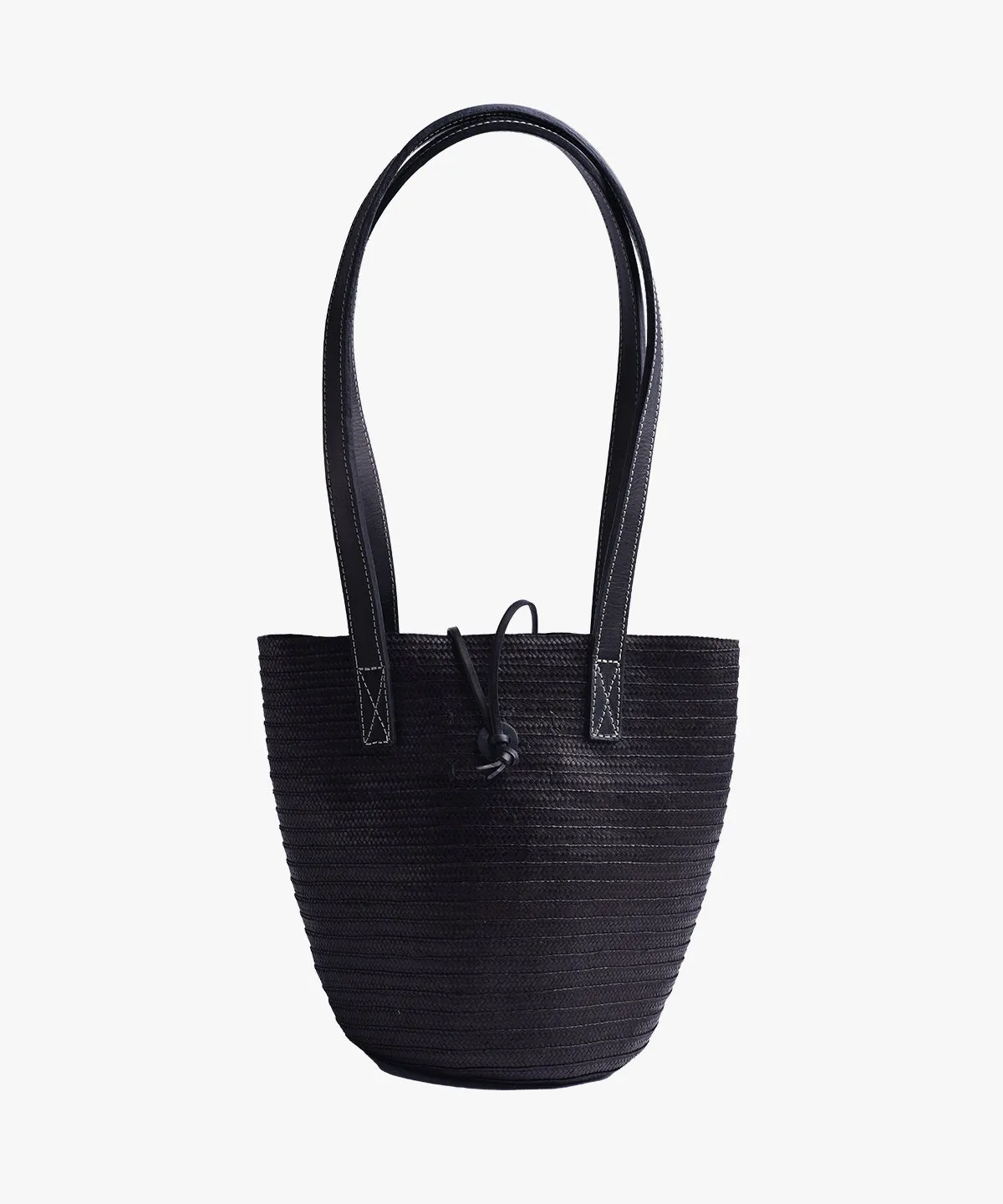 Marcial Mini in Raffia and Leather