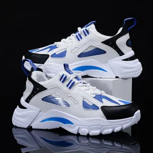 Men's Bottom Dad Korean Style Running Mesh Sneakers