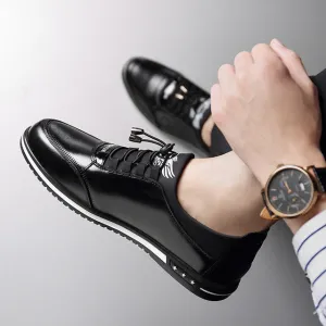 Mens Breathable Mesh leather shoesTraining shoes Plus size 39-48