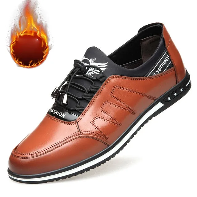 Mens Breathable Mesh leather shoesTraining shoes Plus size 39-48