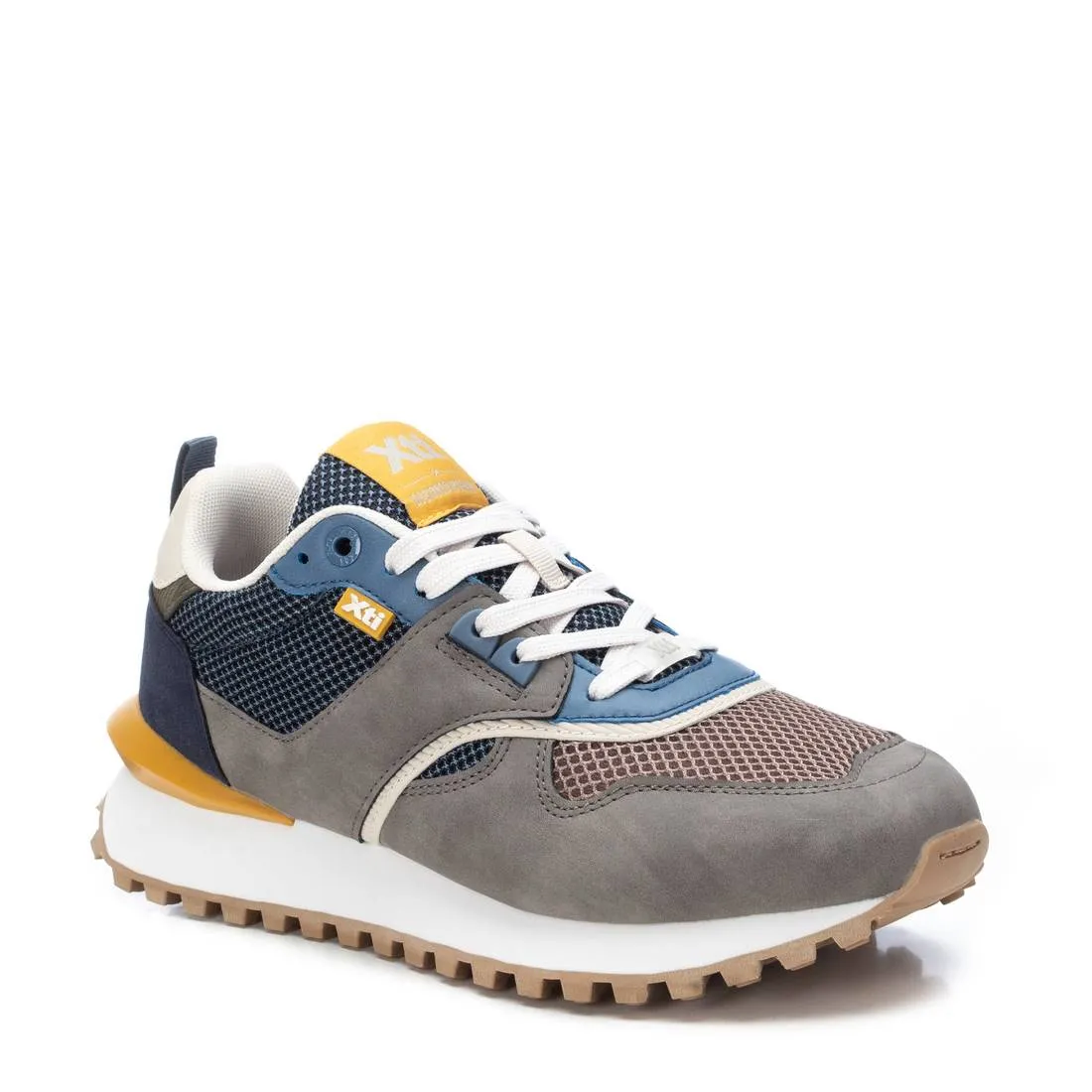 Men's Casual Sneakers 141344 By Xti-141344-Grey