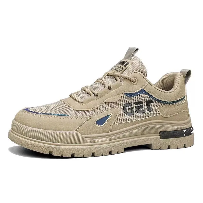 Men's Labor Protection Summer Mesh Surface Industrial Sneakers