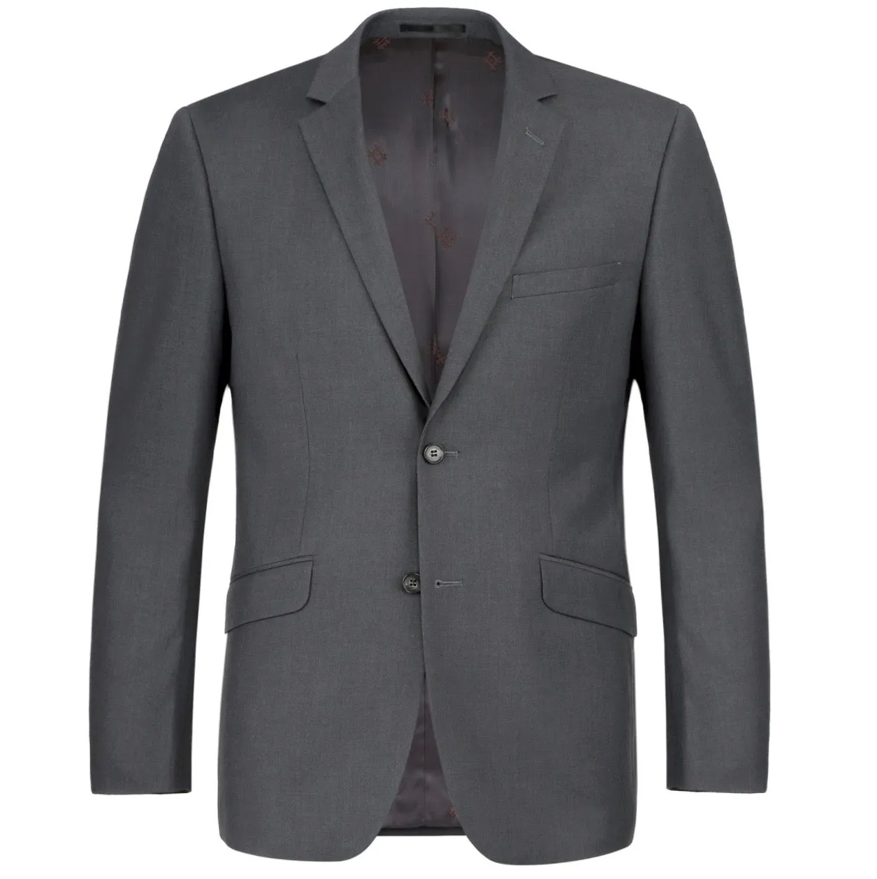 Men's Renoir Two Piece Charcoal Slim Fit Suit