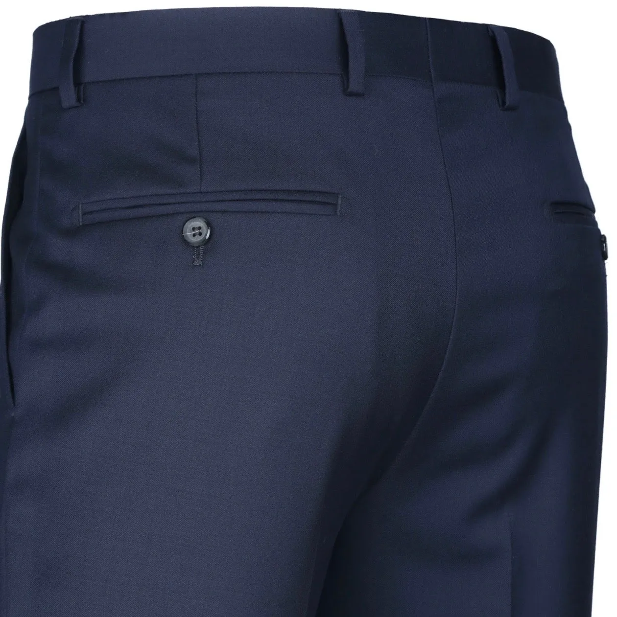 Men's Renoir Two Piece Navy Wool Suit Classic Fit