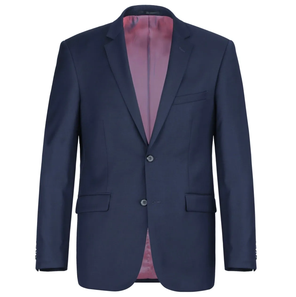 Men's Renoir Two Piece Navy Wool Suit Classic Fit