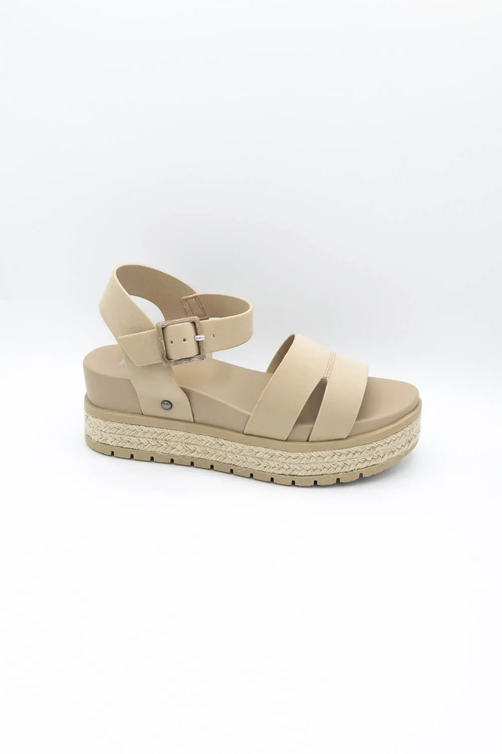 MIA Evana Rope Platform Sandals for Women in Brown | MH2326B-SAND