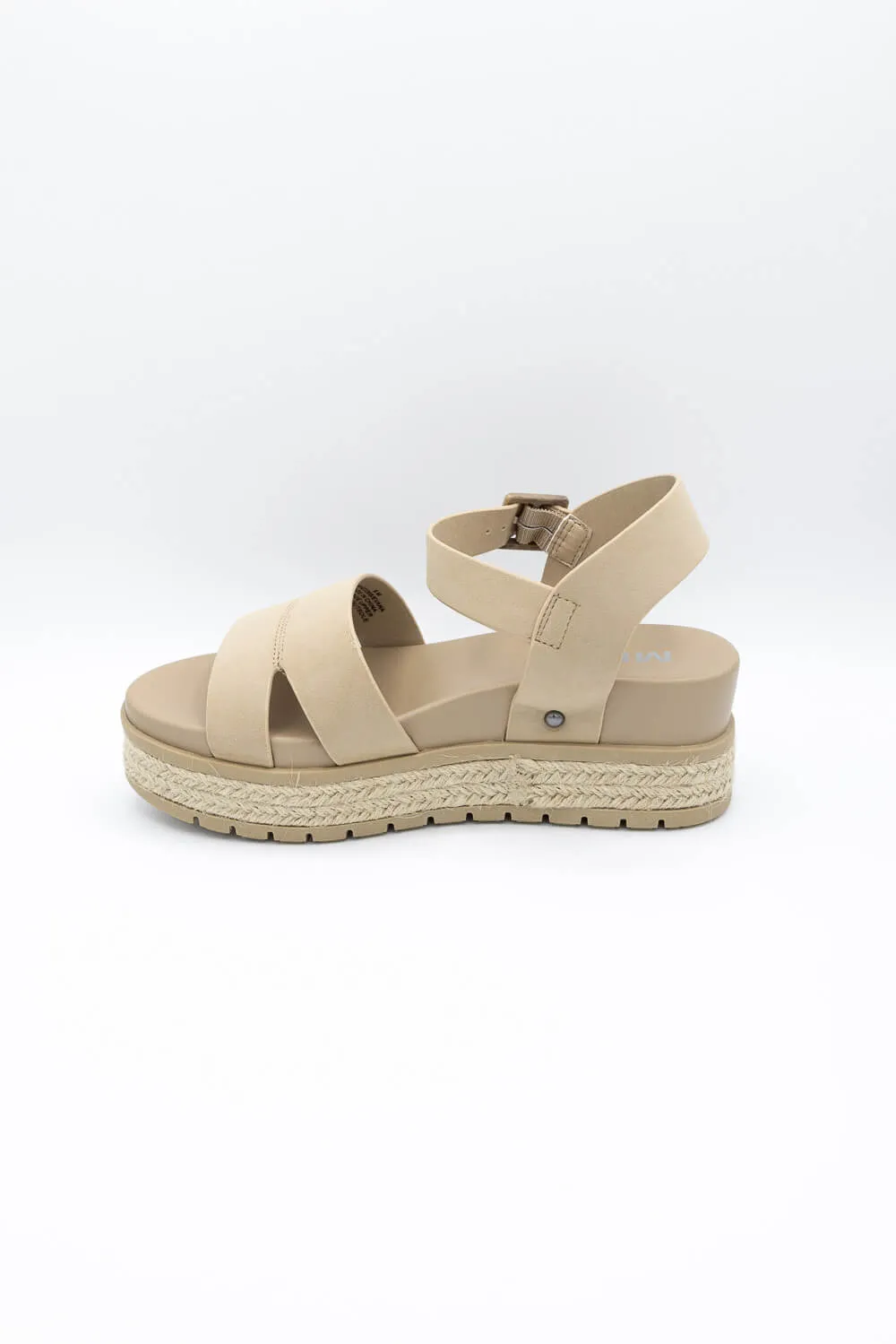 MIA Evana Rope Platform Sandals for Women in Brown | MH2326B-SAND