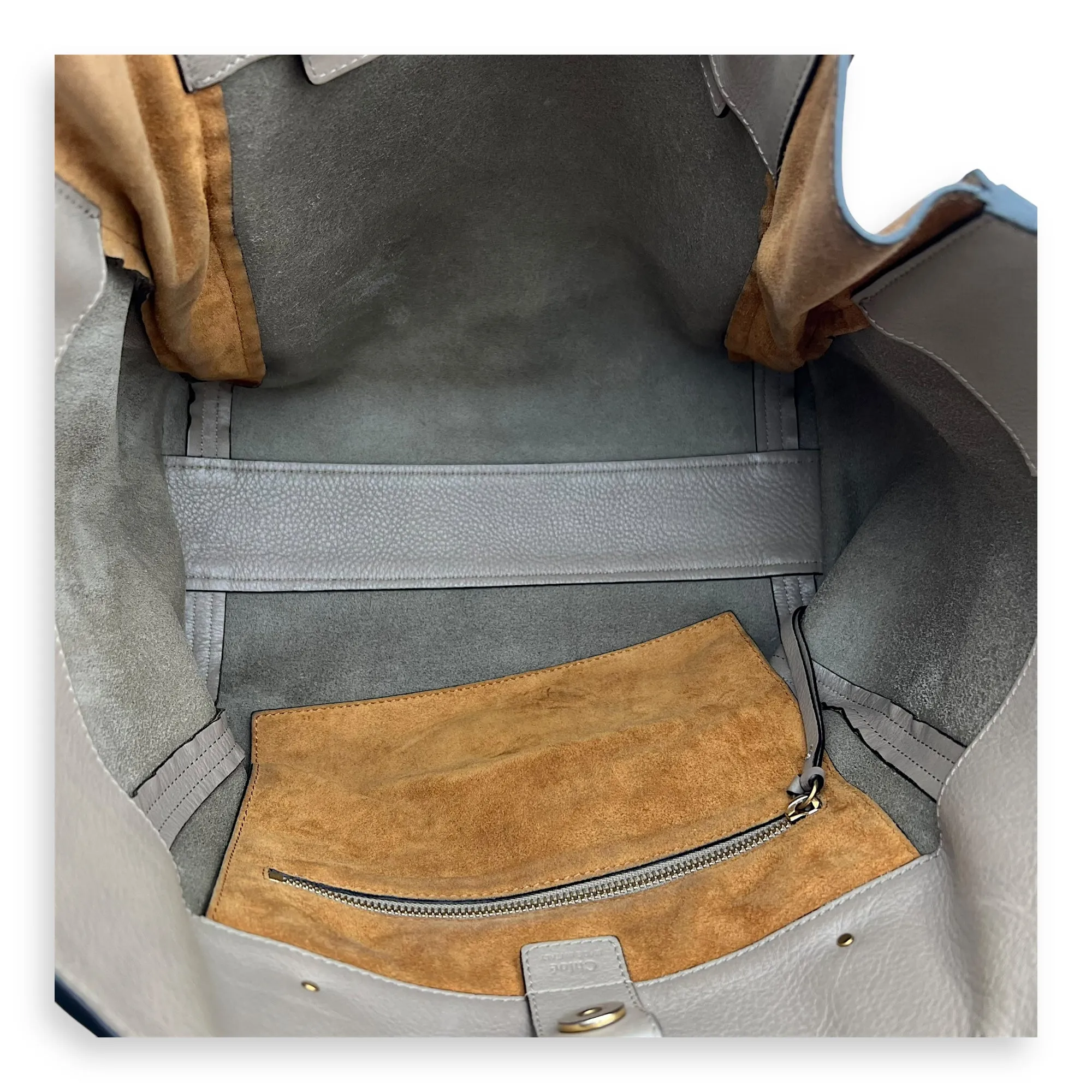Milo Tote Bag Beige in Calfskin