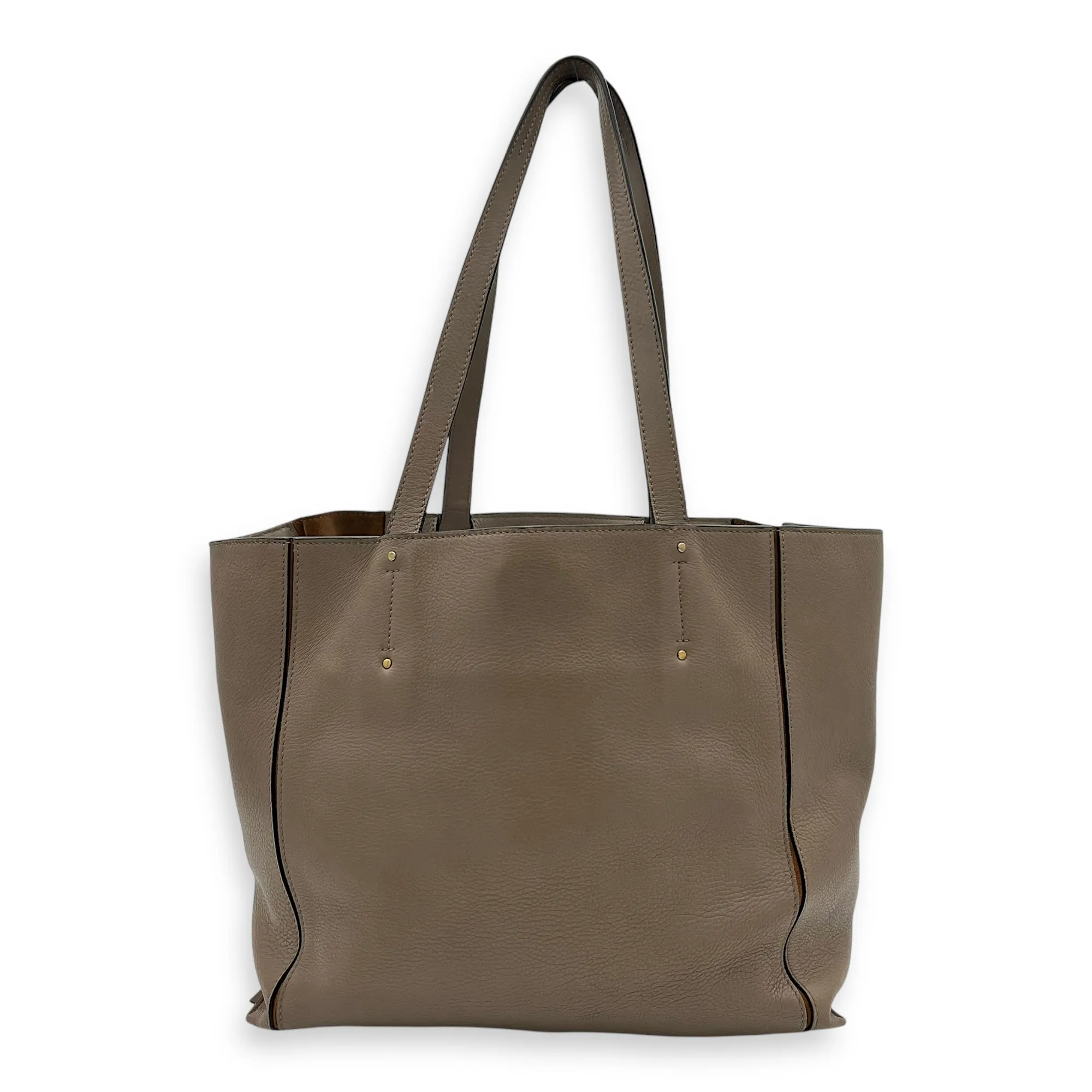 Milo Tote Bag Beige in Calfskin